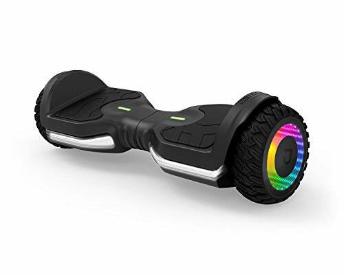 Jetson Flash Self Balancing Hoverboard, Built In Bluetooth Speaker, All Terrain Tires, Reach Speeds Up To 10 MPH, Range Of Up To 12 Miles, Ages 13+, Black, JFLASH-BB