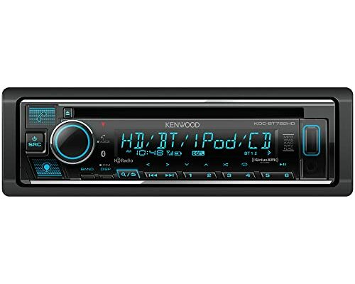 KENWOOD KDC-BT782HD Single DIN Bluetooth CD Car Stereo Receiver with Amazon Alexa Voice Control | LCD Text Display | USB & Aux Input