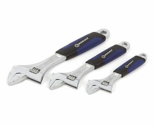 Kobalt 3-piece Adjustable Wrench Set