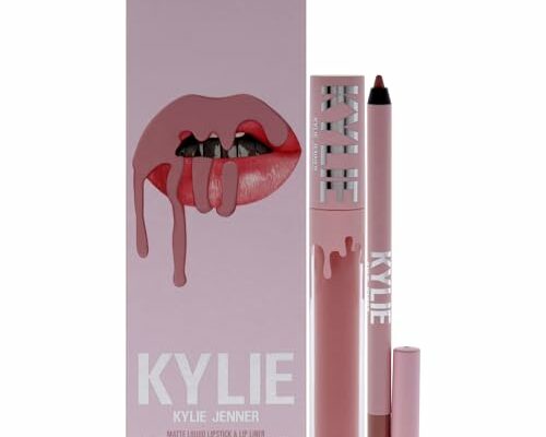 Kylie Cosmetics Matte Lip Kit - 300 Koko K for Women - 2 Pc 0.10oz Matte Liquid Lipstick, 0.03oz Lip Liner