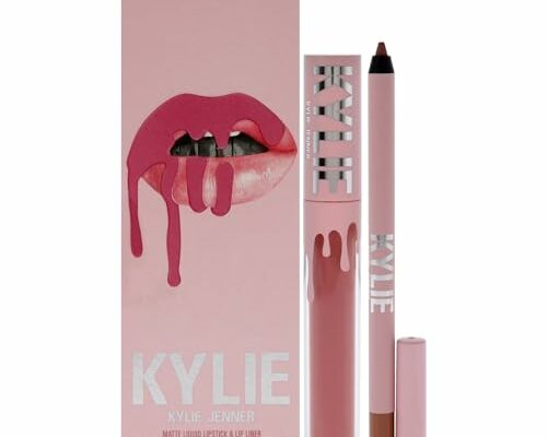 Kylie Cosmetics Matte Lip Kit - 808 Kylie for Women - 2 Pc 0.10oz Matte Liquid Lipstick, 0.03oz Lip Liner