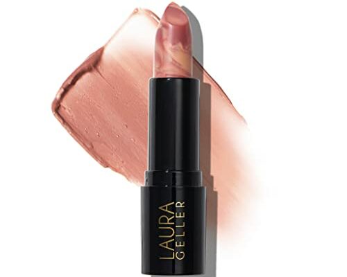 LAURA GELLER NEW YORK Italian Marble Sheer Lipstick - Berry Banana - Hydrating & Lightweight - Vitamin E & Caster Seed Oil - Cream Finish