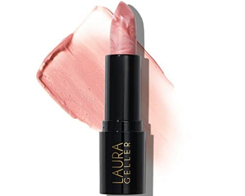 LAURA GELLER NEW YORK Italian Marble Sheer Lipstick - Berry Vanilla - Hydrating & Lightweight - Vitamin E & Caster Seed Oil - Cream Finish