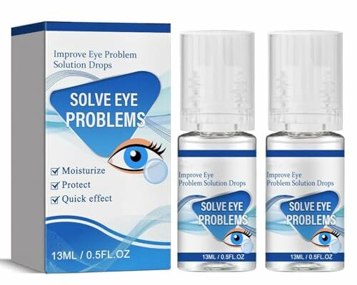 Leixu Myopia Reversal Eye Drops, Improve Eye Problem Solution Drops, Eye Brightening Drops, Relieve Eye Fatigue, Blurred Vision and Gentle Eye Protection, Clear Eyesight (2Pcs)