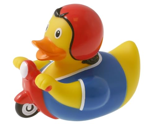 Lilalu 8.5cm Scooter Duck Toy, Multicolor