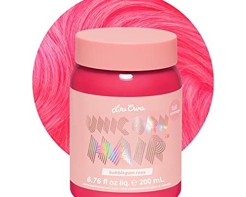 Lime Crime Unicorn Semi-Permanent Hair Color, Bubblegum Rose, 200 ml