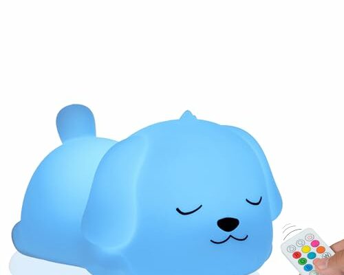 LiPets Kids Night Light Laying Down Puppy Nursery