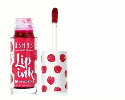 Lip Tint Stain Lip Tint Lip Stain Lip Gloss Mini Liquid Lipstick Lip Stain Tint Set Lip Gloss Not Easy To Fade Nonstick Cup Fruity Scent Moisturizing Natural Care Waterproof Lipstick Gif (strawberry)