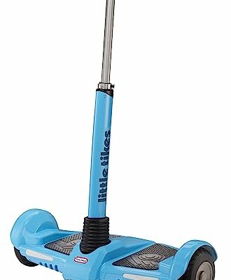 Little Tikes Lean to Turn Hoverboard with Rechargeable Battery, Adjustable Handlebar, Durable Wheels, for Kids, Children, Toddlers, Girls, Boys, Ages 3+ Years