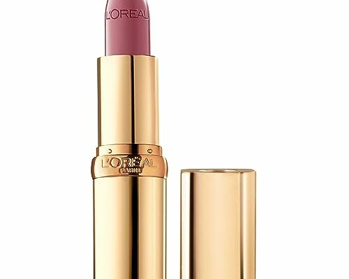 L’Oréal Paris Colour Riche Original Creamy, Hydrating Satin Lipstick with Argan Oil and Vitamin E, Saucy Mauve , 1 Count