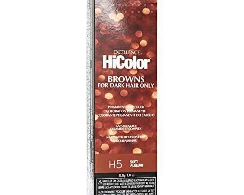 L'Oreal Excellence HiColor Browns H5 Soft Auburn 1.74 oz (Packs of 2)