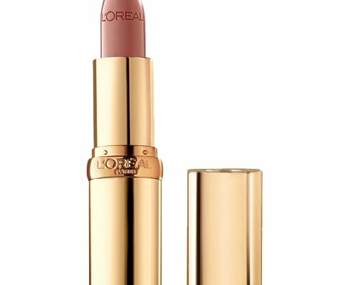 L'Oreal Paris Colour Riche Original Creamy, Hydrating Satin Lipstick with Argan Oil and Vitamin E, Fairest Nude , 1 Count