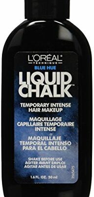 L'Oreal Technique Liquid Chalk Temporary Intense Hair Makeup, Blue Hue, 1.6 Ounce