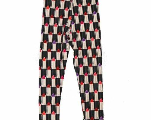 Lularoe Kids Sm-Med S/M Lipsticks Buttery Soft Leggings fits Sizes 2-6 Multicoloured