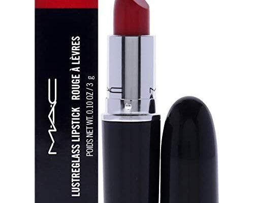 MAC Lustreglass Lipstick - 502 Cockney for Women - 0.1 oz Lipstick