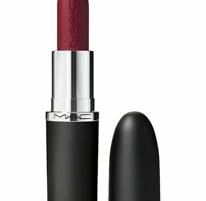 MAC M·A·CXIMAL Silky Matte Lipstick, D For Danger, 0.1 Ounces, Red