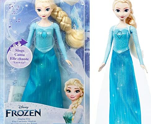 Mattel Disney Frozen Toys, Singing Elsa Doll with Signature Clothing, Sings “Let It Go” from the Movie Frozen