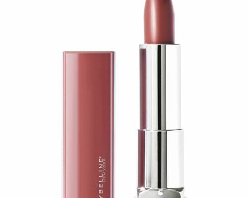 Maybelline Color Sensational Made for All Lipstick, Crisp Lip Color & Hydrating Formula, Mauve For Me, Nude Brown, 1 Count