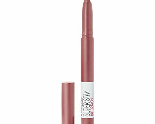 Maybelline Super Stay Ink Crayon Lipstick Makeup, Precision Tip Matte Lip Crayon with Built-in Sharpener, Longwear Up To 8Hrs, Lead The Way, Pink Beige, 1 Count