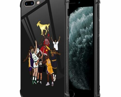 MENGZITONG Case for iPhone 7/8/SE2022,Basketball Star Goats for Men Boys [Anti-Scratch] Non-Slip+Shockproof Rugged TPU Protective Case for iPhone 7/8/SE2020 5.4inch