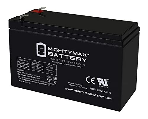 Mighty Max Battery 12V 7Ah F2 Replacement Battery for Ion Block Rocker IPA76C