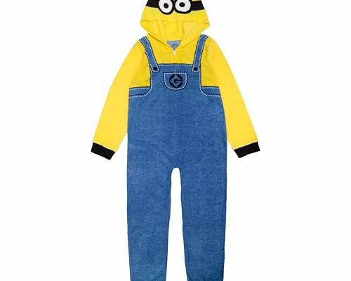 Minions Hooded Blanket Sleeper, Comfortable Pajamas, Soft & Cute for Kids, HI