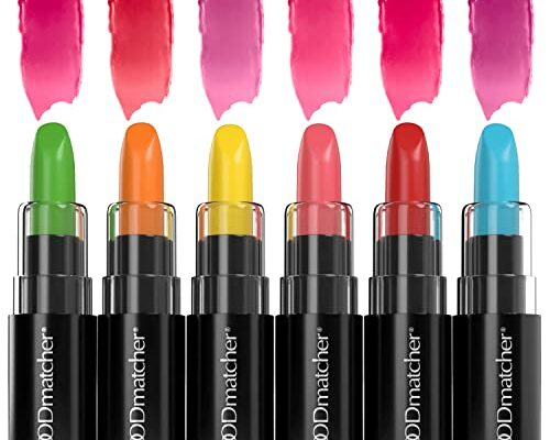 MOODmatcher original Color Changing Lipstick – 12 Hours Long-Lasting, Moisturizing, Smudge-Proof, Easy to Apply Creamy Lipstick, Glamorous Personalized Color, Premium Quality – Made in USA