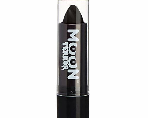 Moon Terror Halloween Lipstick Midnight Black - SFX Make up, Special Effects Make up - 0.17oz