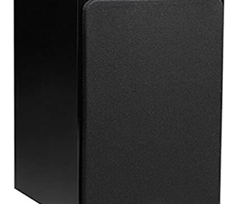 NHT SuperOne 2.1 Premium Home Theater Bookshelf Speaker - Clean, Hi-Res Audio | Sealed Box | Mini-Monitor | Single Unit, Gloss Black