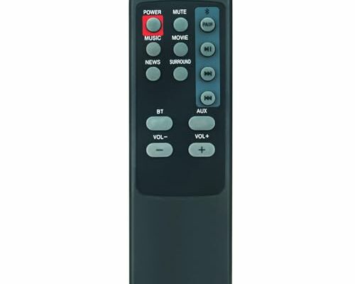 NK1B Replacement Remote Control Applicable for Nakamichi Soundbar NK1B Home Theater Speaker System