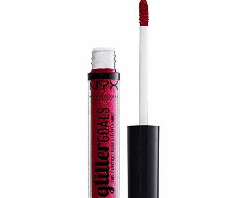 NYX PROFESSIONAL MAKEUP Glitter Goals Liquid Lipstick - Reflector, Hot Pink With Pink And Magenta Glitter