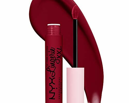 NYX PROFESSIONAL MAKEUP Lip Lingerie XXL Matte Liquid Lipstick - Sizzlin' (Oxblood Red)