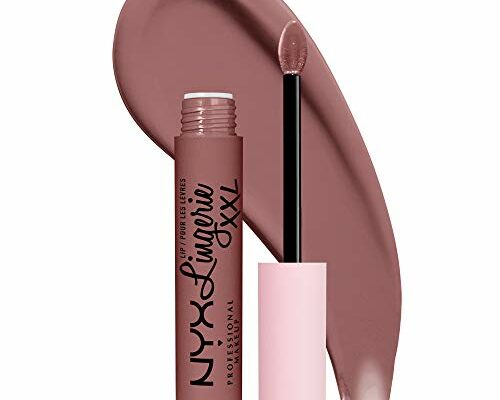 NYX PROFESSIONAL MAKEUP Lip Lingerie XXL Matte Liquid Lipstick - Unhooked (Grey Toned Beige)