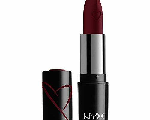 NYX PROFESSIONAL MAKEUP Shout Loud Satin Lipstick, Infused With Shea Butter - Opinionated (Warm Burgundy)