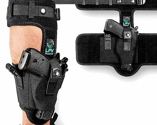 Premium Ankle Holster for Deep Concealment, 9mm 380 | Upgraded Version | Comfortable & Durable | Fits Glock 43 26 19, Ruger LCP, SIG P365, Springfield, Shield 9mm, Bodyguard 380 and Most other Pistols