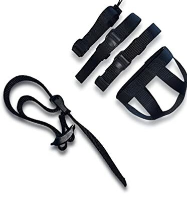 Quick Release Rifle Sling, Durable and Non Slip Rifle Sling Set with Adjustable Straps and Hook - Black