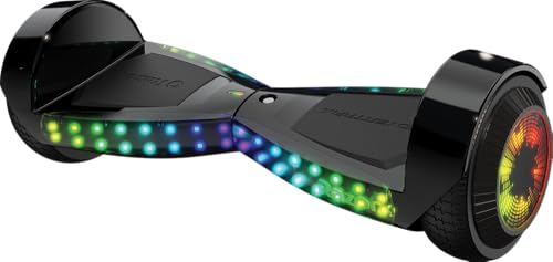 Razor Sonic Glow Hovertrax – Bluetooth Speaker, Beat Synchronized LED Lights, Up to 8 MPH, UL2272 Certified Self-Balancing Hoverboard Scooter for Kids and Teens