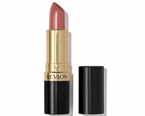 REVLON Lipstick, Super Lustrous Lipstick, Creamy Formula For Soft, Fuller-Looking Lips, Moisturized Feel in Nudes & Browns, Bare It All (755) 0.15 oz