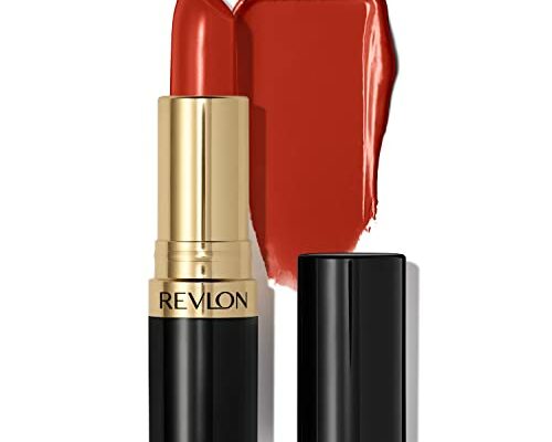 Revlon Lipstick, Super Lustrous Lipstick, Creamy Formula For Soft, Fuller-Looking Lips, Moisturized Feel in Reds & Corals, Extra Spicy (761) 0.15 oz