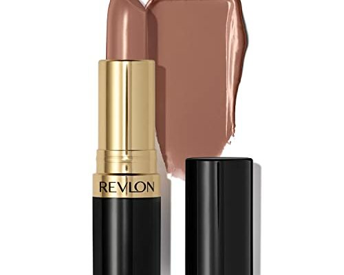 REVLON Lipstick, Super Lustrous Lipstick, Creamy Formula For Soft, Fuller-Looking Lips, Moisturized Feel in Nudes & Browns, Nude Fury (756) 0.15 oz