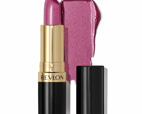 Revlon Super Lustrous Lipstick, High Impact Lipcolor with Moisturizing Creamy Formula, Infused with Vitamin E and Avocado Oil in Berries, Iced Amethyst (625) 0.15 oz