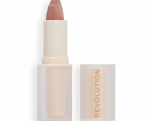 Revolution Beauty, Lip Allure Soft Satin Lipstick, Highly Pigmented & Smudge Proof, Long Lasting Creamy Satin Finish, Contains Vitamin E, Queen Pink, 0.11 Oz