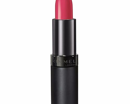 Rimmel Lasting Finish Lipstick by Kate - Up to 8 Hours of Intense Lip Color with Color Protect Technology and Exclusive Black Diamond Complex - 005, .14oz