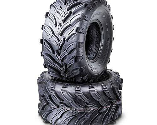 ROADGUIDER Set 2 Road Guider ATV Mud Tires 22x10-9 22X10X9 6PR 20mm Deep Tread for Honda Recon 250 Suzuki Ozark 250