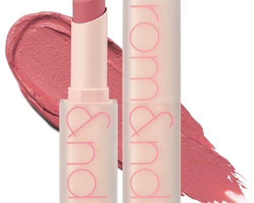 rom&nd Zero Matte Lipstick 3g, 10 PINK SAND, Intense Color, Highly Pigmented, Last All Day, Weightless, Smooth Velvet Texture, Matte Finish, Without Drying or Flaking, Ultra-Adhesive Formula