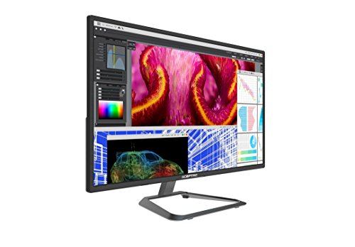 Sceptre 27 Inch IPS Ultra 4K LED Monitor U278W-4000R, UHD 3840x2160, HDMI 2.0 DVI DisplayPort Speakers, Metallic Black (2017)