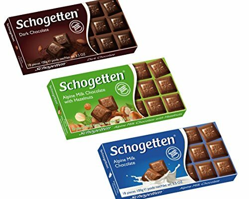 Schogetten German Assorted Chocolates, Variety Pack (Bundle of 3 chocolates)