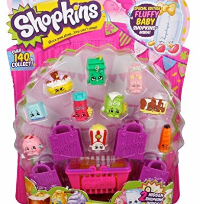 Shopkins Season 2 Mini Packs Toys | Pack of 12 that Help to Enhance Shopping Imagination for Kid Above 3 | Complete Ultimate Collection | Different Cutest Characters May Vary in Every Pack