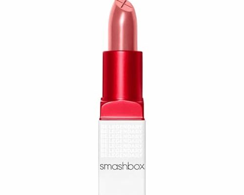 Smashbox Be Legendary Prime & Plush Lipstick, Rich Color, Satin Finish, 0.12 oz., Level Up