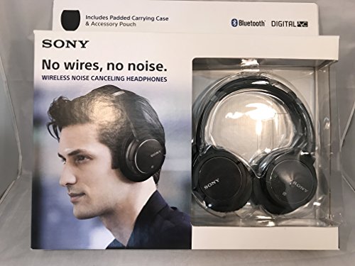 Sony MDR-ZX770DC Bluetooth and Noise Canceling Headphones/Headset with Case - MDRZX770DC (Black)